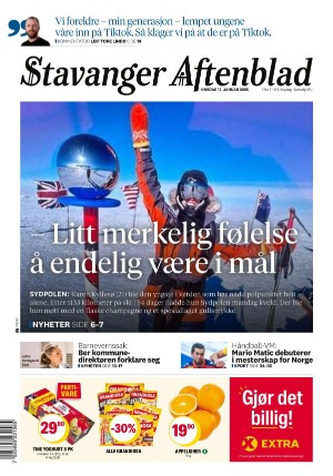 Stavanger Aftenblad 15.01.25