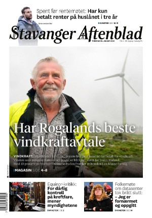 Stavanger Aftenblad 23.01.25