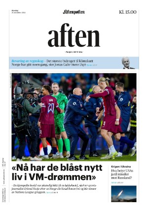 Aftenposten Aftenposten Aften 18.11.24