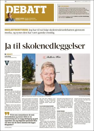 Hamar Arbeiderblad 21.09.2020 side 18