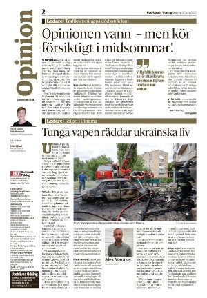 Hudiksvalls Tidning 2022-06-20