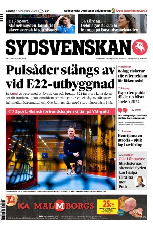 Sydsvenska Dagbladet - Lund 2024-12-07