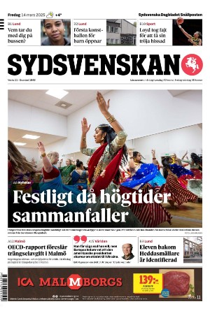 Sydsvenska Dagbladet - Lund 2025-03-14