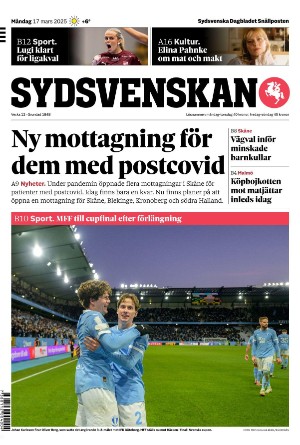 Sydsvenska Dagbladet - Lund 2025-03-17