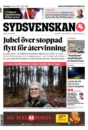 Sydsvenska Dagbladet - Lund 2025-03-20