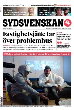 Sydsvenska Dagbladet - Malmø 2024-12-05