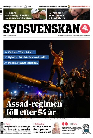 Sydsvenska Dagbladet - Malmø 2024-12-09