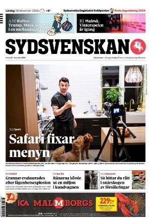 Sydsvenska Dagbladet - Malmø 2024-12-28