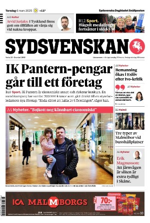 Sydsvenska Dagbladet - Malmø 2025-03-06