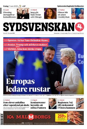 Sydsvenska Dagbladet - Malmø 2025-03-07