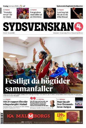 Sydsvenska Dagbladet - Malmø 2025-03-14