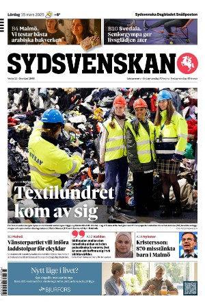 Sydsvenska Dagbladet - Malmø 2025-03-15