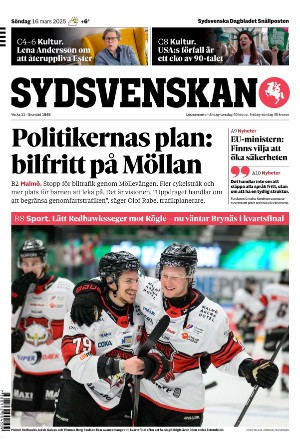 Sydsvenska Dagbladet - Malmø 2025-03-16