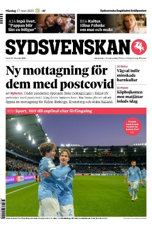 Sydsvenska Dagbladet - Malmø 2025-03-17