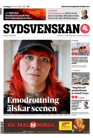 Sydsvenska Dagbladet - Malmø 2025-03-20