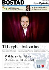 Upsala Nya Tidning UNT Bostad 2009-03-28