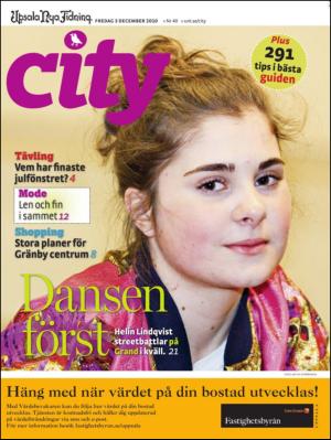 Upsala Nya Tidning UNT City 2010-12-03