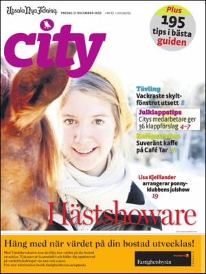 Upsala Nya Tidning UNT City 2010-12-17