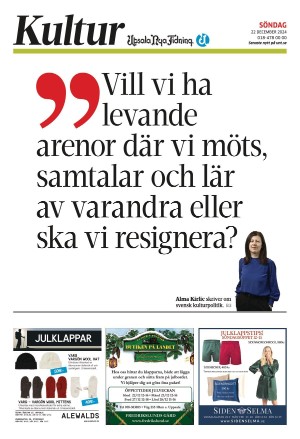 Upsala Nya Tidning Sektion B 2024-12-22