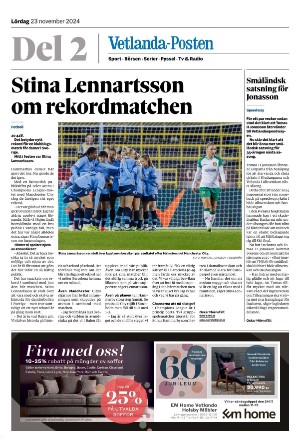 Vetlanda-Posten Del2 2024-11-23