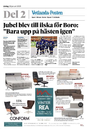 Vetlanda-Posten Del2 2025-01-18